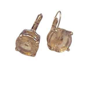 Kate Spade Champagne and Gold Earrings